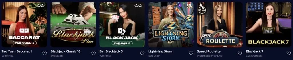 Nine Win live casino