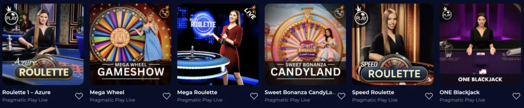 NineWin live dealer games